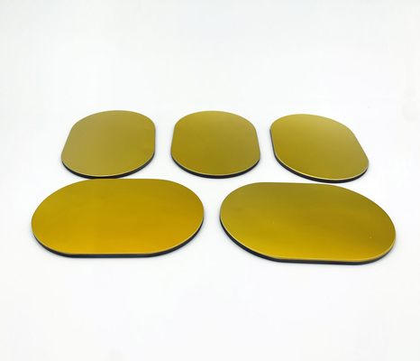 Quartz glass plate HR coating with gold layer