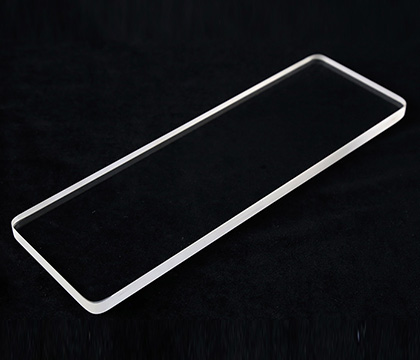 Tấm kính thạch anh có độ truyền sáng cao, kích thước tùy chỉnh, chịu nhiệt độ cao, trong suốt 0