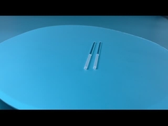 Thanh thạch anh chịu nhiệt độ cao có độ chính xác cao một nửa được đánh bóng một nửa bằng cát CNC notch