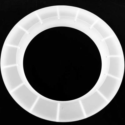 High Precision Quartz Ring CNC Milling Machined Parts Made Of Customized High Purity Quartz Glass