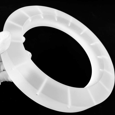 High Precision Quartz Ring CNC Milling Machined Parts Made Of Customized High Purity Quartz Glass