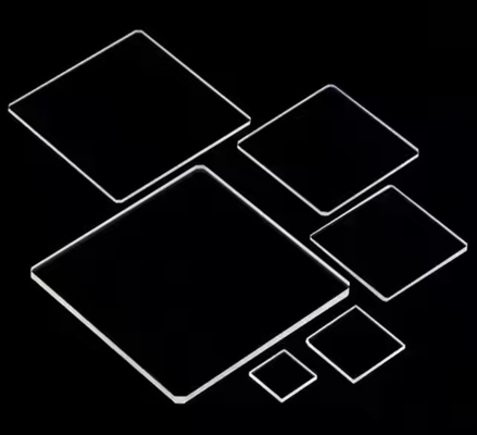 Customize Different Sizes High Temperature Resistant Transparent Quartz Glass Plate