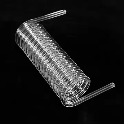 Customized Quartz Spiral Tube High Temperature Corrosion Resistant Quartz Glass Tube of Various Sizes