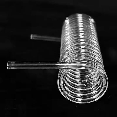 Customized Quartz Spiral Tube High Temperature Corrosion Resistant Quartz Glass Tube of Various Sizes