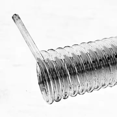 Customized Quartz Spiral Tube High Temperature Corrosion Resistant Quartz Glass Tube of Various Sizes