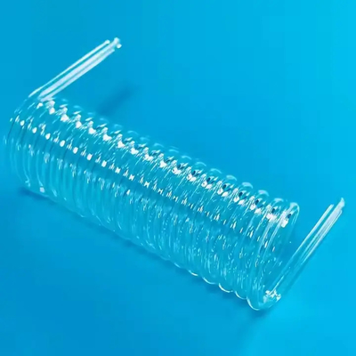 Customized Quartz Spiral Tube High Temperature Corrosion Resistant Quartz Glass Tube of Various Sizes