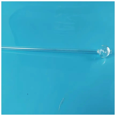 Customized Different Sizes Lab Bet Sample Quartz Tube Clear Hollow Quartz Ball Blowing Frosted Quartz Tubes