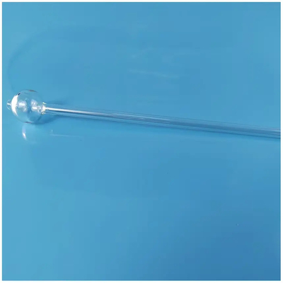 Customized Different Sizes Lab Bet Sample Quartz Tube Clear Hollow Quartz Ball Blowing Frosted Quartz Tubes