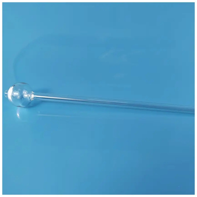 Customized Different Sizes Lab Bet Sample Quartz Tube Clear Hollow Quartz Ball Blowing Frosted Quartz Tubes