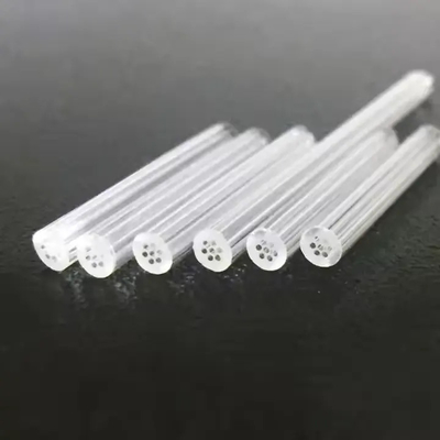High Purity Transparent Hollow High Temperature Resistant Cylinder Fused Silica Quartz Glass Tube