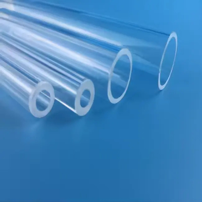 High Purity Transparent Hollow High Temperature Resistant Cylinder Fused Silica Quartz Glass Tube