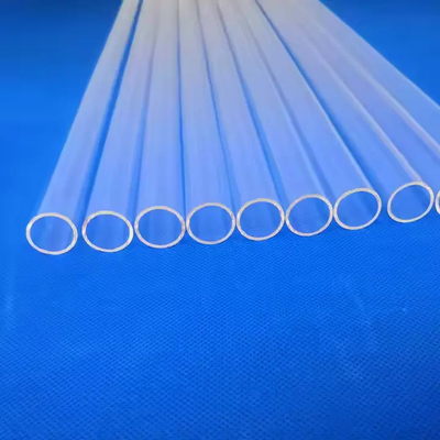 High Purity Transparent Hollow High Temperature Resistant Cylinder Fused Silica Quartz Glass Tube
