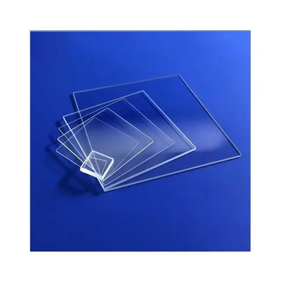 Affordable Quartz Glass Plate Set Multiple Sizes 1mm 1.3mm 1.6mm 2mm Transparent Oval Ground Silica Sheet for Lab Equipment