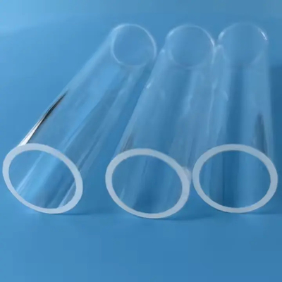 Customized Different Diameter Polished Transparent Clear Silica Quartz Glass Tube High Temperature Resistant Quartz Tube