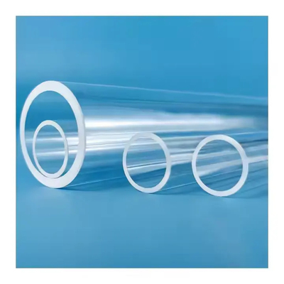 Customized Different Diameter Polished Transparent Clear Silica Quartz Glass Tube High Temperature Resistant Quartz Tube
