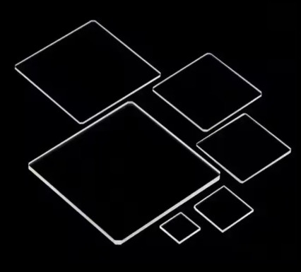 Customized high-transmittance high-temperature resistant transparent quartz glass plates of different sizes
