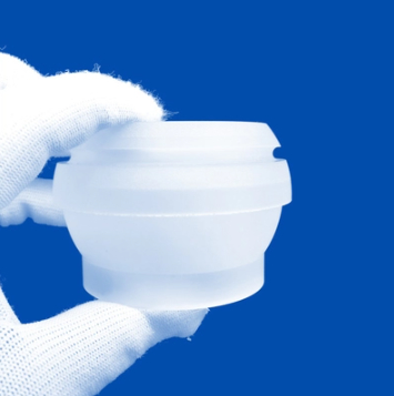 High Precision Fused Quartz Spherical Curved Parts Frosted For Optimal Performance