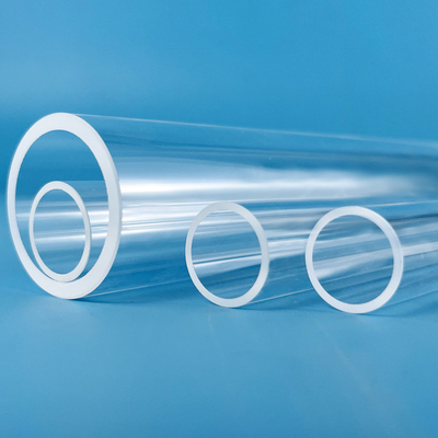 Hot sale ZCQ OH<1ppm high purity quartz tube for optical fiber core & cladding