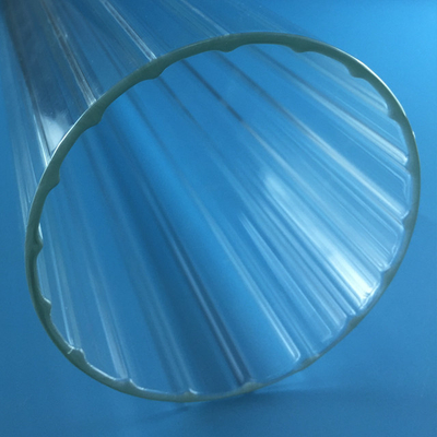 Wholesale ZCQ Transparent Customized large diameter quartz tube Quartz pipe vase inner shape