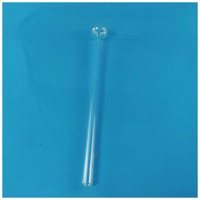 Customized Different Sizes Lab Bet Sample Quartz Tube Clear Hollow Quartz Ball Blowing Frosted Quartz Tubes