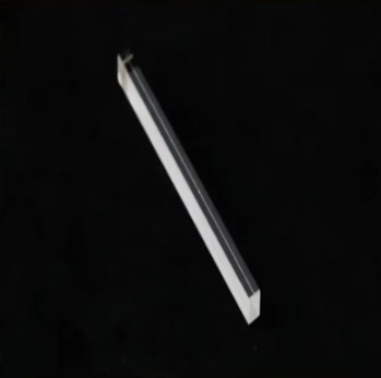 Transparent Rectangular Optical Quartz Glass Tube Customized