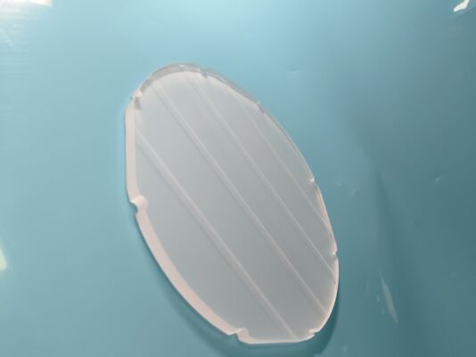 Coated Glass Carrier Stage 150mm Diameter 6mm Thick Optical Coating Surface