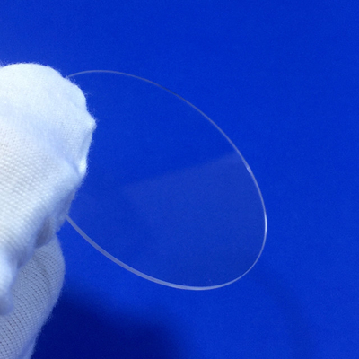 Ultra Thin Fused Quartz Plate Transparent Fused Silica Sheet Thickness 0.1mm